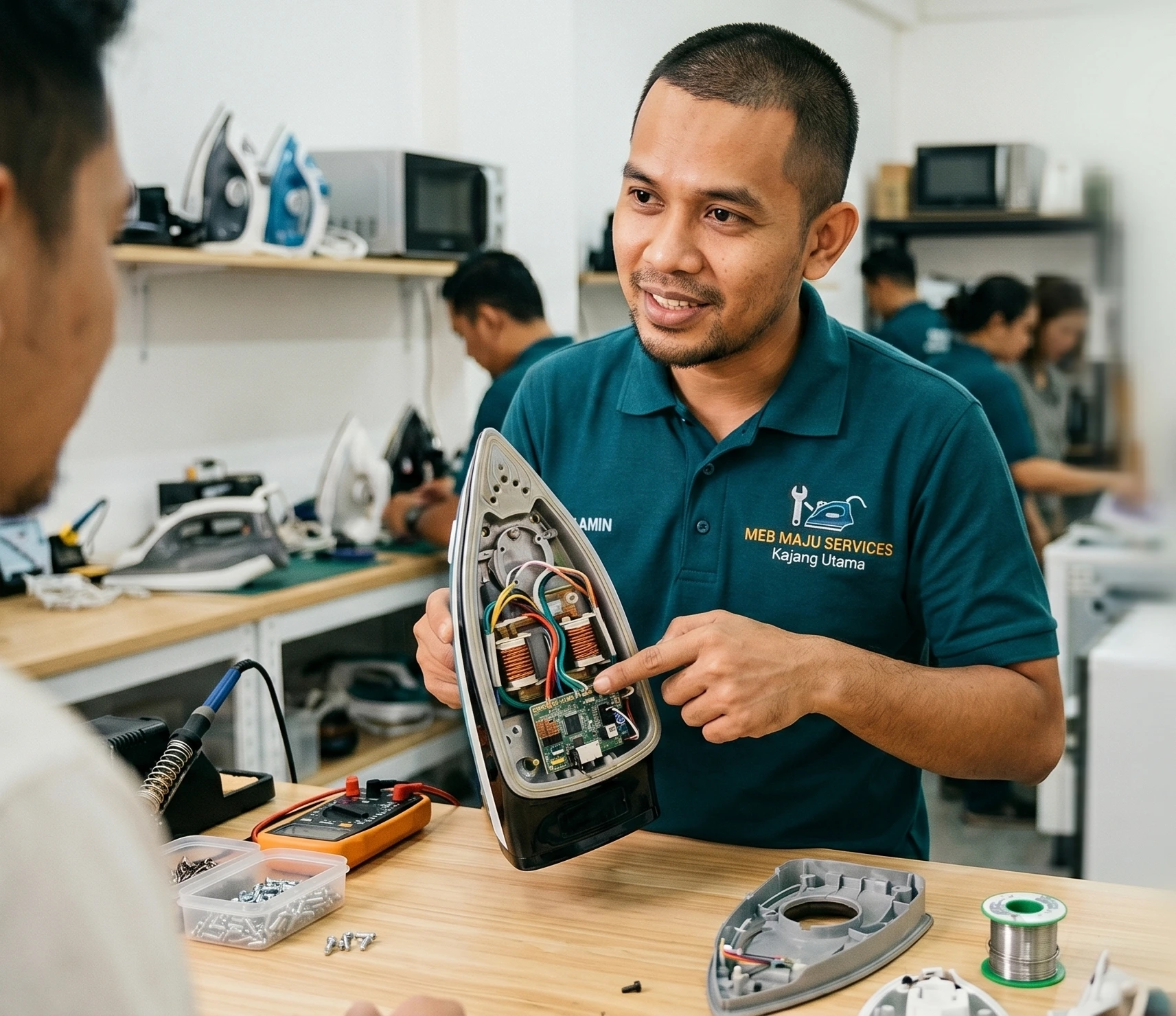 meb_maju_services_repair_steam_iron_philips MEB Maju Services Pakar Repair Steam Iron Philips
